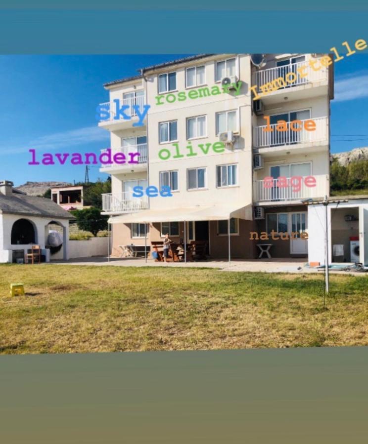 Apartmani Beach Miskovici, Otok Pag Exterior foto